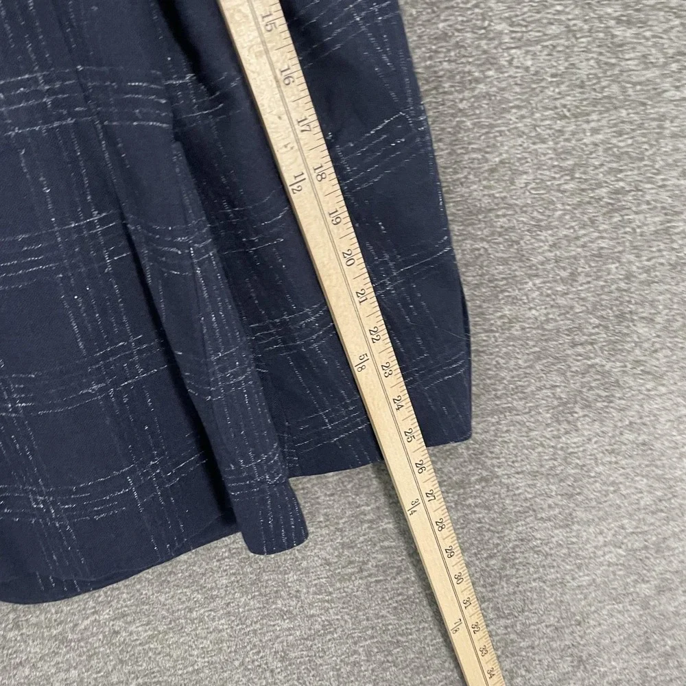 1901 Blazer Mens 40R Blue Plaid Wool Nylon Sport Coat Extra Trim Fit Jacket